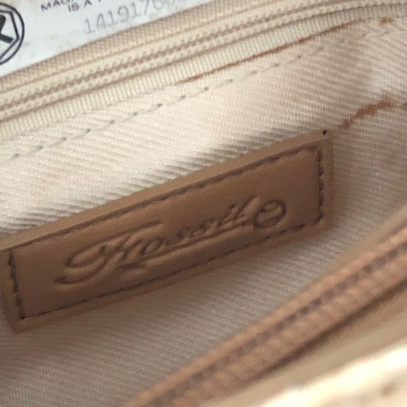 Vintage 90’s Fossil straw crossbody bag with bead detail 0753 - Picture 10 of 12